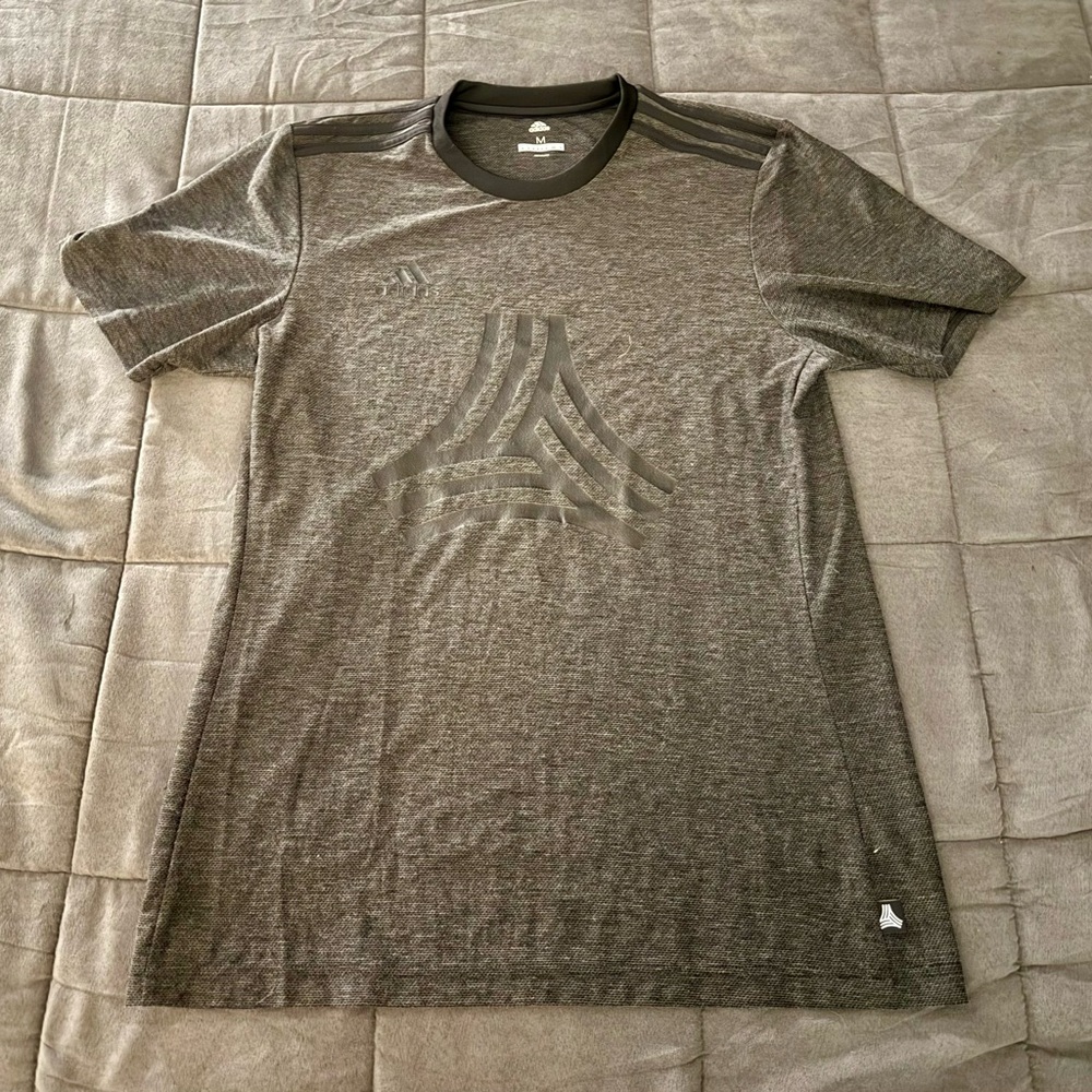 Adidas Gray/Black Short Sleeve Men's Jersey